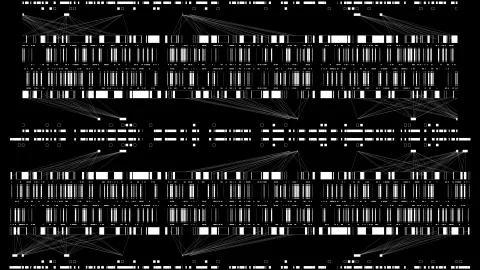 Abstract technology 3d render. High detailed structure showing complexity of  库存插图