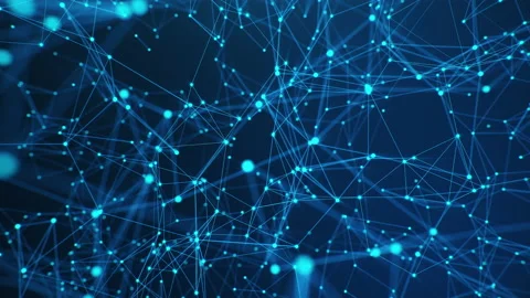 Abstract technology ai, artificial intelligence cube. Network connection Stock Footage 159074005