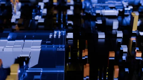 Abstract Technology AI Artificial Intelligence Concept Stock Footage 302737506