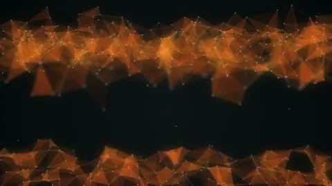 Abstract technology and science background futuristic network, plexus background 스톡 일러스트