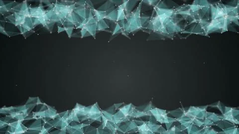 Abstract technology and science background futuristic network, plexus background Illustrazione stock
