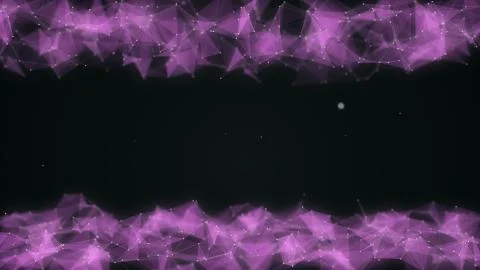 Abstract technology and science background futuristic network, plexus background Stock Illustration