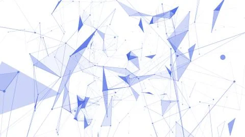 Abstract technology and science background futuristic network background Stock Illustration