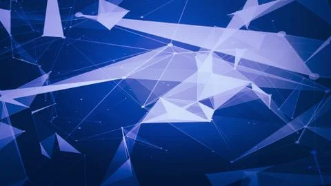 Abstract technology and science background futuristic network background Stock Illustration