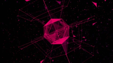 Abstract technology background. 3D grid. Stock Footage 96208121