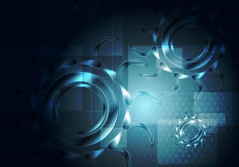 Abstract technology background Abstract technology background. Vector desi... Stock Photos