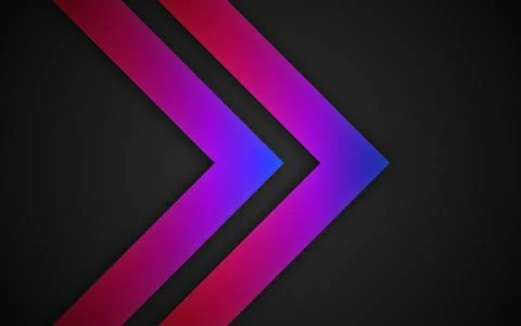 Abstract technology background with arrows towards the future. Stock Illustration