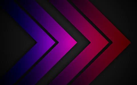 Abstract technology background with arrows. Vector graphic design. Stock Illustration