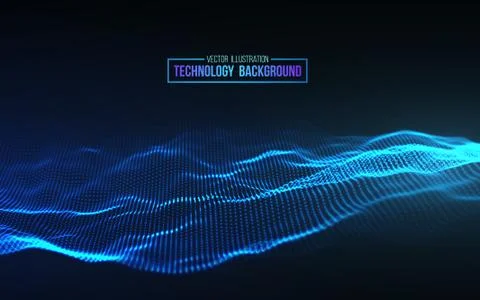 Abstract technology background. Background 3d grid.Cyber technology Ai tech wire イラスト素材