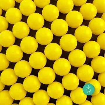 Abstract technology background with balls. Spheric pattern Stock Illustration
