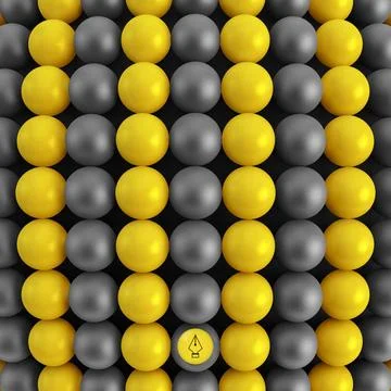 Abstract technology background with balls. Spheric pattern. Abstract techn... Stock Photos