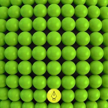Abstract technology background with balls. Spheric pattern. Abstract techn... Stock Photos