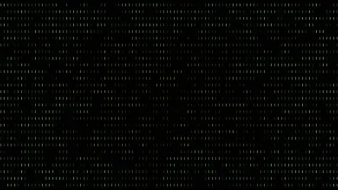Abstract Technology Background. Binary data and streaming code. 60 fps 3D Stock Footage 233022727