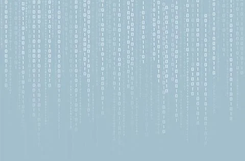 Abstract Technology Background. binary data and streaming binary イラスト素材