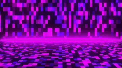 Abstract technology background with blocks Stock-Illustration