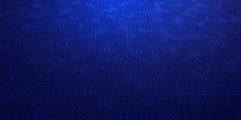 Abstract technology background. Blue dot background. Stock Illustration