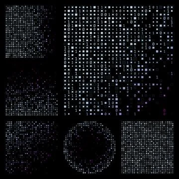 Abstract Technology Background. Blue purple color theme backgrounds. Gradie.. Illustrazione stock