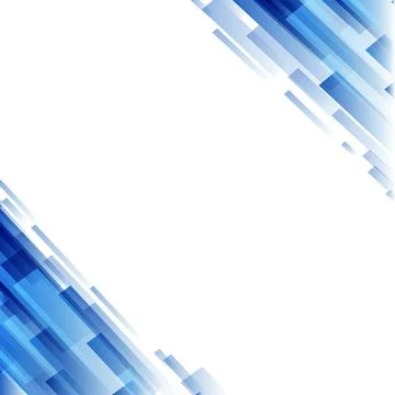Abstract technology background from blue rectangles Stock Illustration
