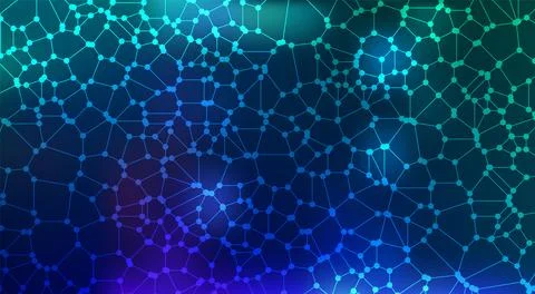 Abstract technology background with bright flares. Vector illustration Stock Illustration