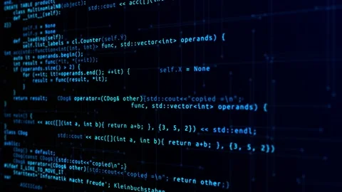 Abstract technology background browsing html code on the computer screen. Stock Footage 178576936