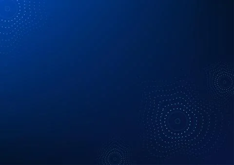Abstract technology background Circle wave dot Particle that represents big.. イラスト素材