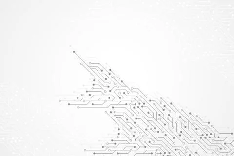 Abstract technology background with circuit board texture. Graphic design Stock Illustration