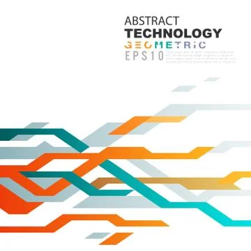 Abstract technology background in circuit tech concept. Stock Illustration