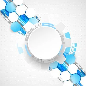 Abstract technology background. Cogwheels theme. Illustrazione stock