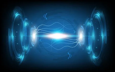 Abstract technology background communication concept innovation vector illust Stock Illustration