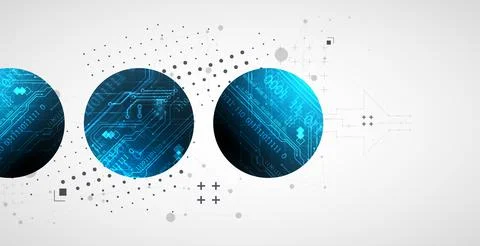 Abstract technology background. Communication concept, futuristic digital inn Stock Illustration