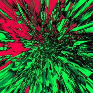 Abstract Technology Background, Computer Graphics, Cyberspace Cable. Mathemat イラスト素材