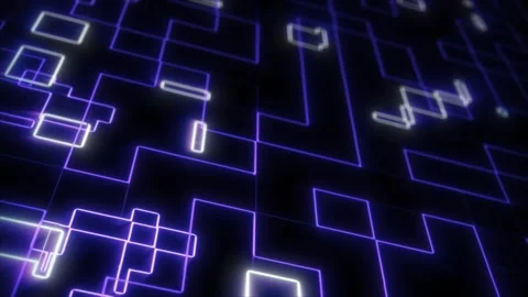 Abstract technology background concept. Motion of digital data flow. Stock Footage 278271480