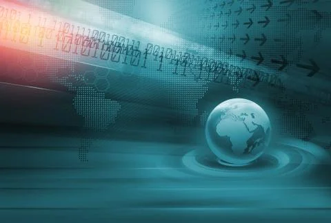 Abstract Technology Background Concept Series Stock Illustration