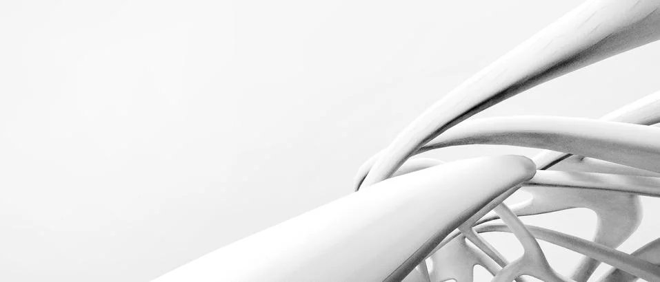 Abstract technology background Creative digital and white Curves connection Illustration