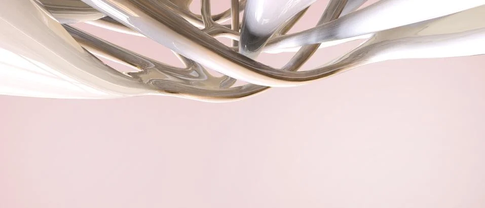 Abstract technology background Creative idea and Red Curves connection Stock Illustration