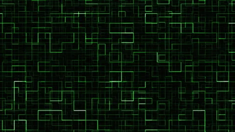Abstract technology background of data blocks moving down. Technology, coding Stock Footage 275269059