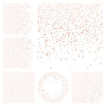 Abstract Technology Background. Deep orange color theme backgrounds. Gradie.. イラスト素材