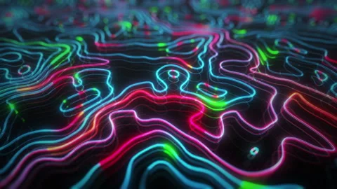 Abstract technology background with digital data flow. Stock Footage 278315747