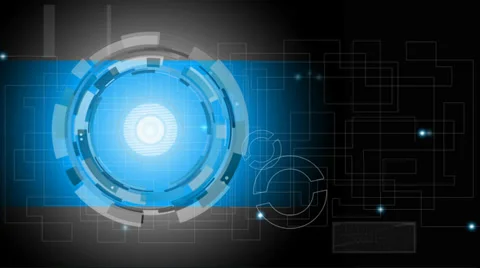 Abstract technology background Video stock 33307893