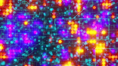 Abstract technology background Stock Footage 347585065