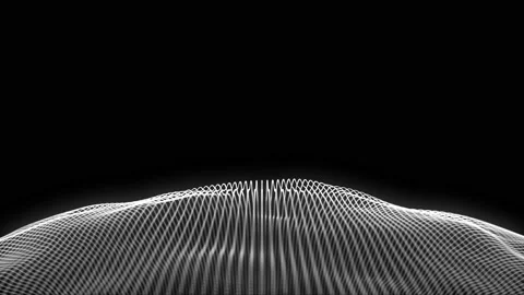 Abstract Technology Background With Fractal Particles Looping Stock Footage 145208506