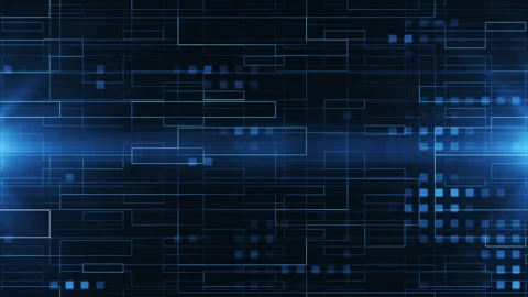 Abstract technology background. Futuristic cyberspace, data, hi tech concept Vídeo Stock 327255399
