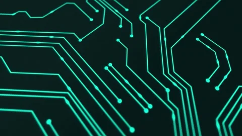 Abstract Technology Background – Futuristic Digital Flow Video stock 316456391