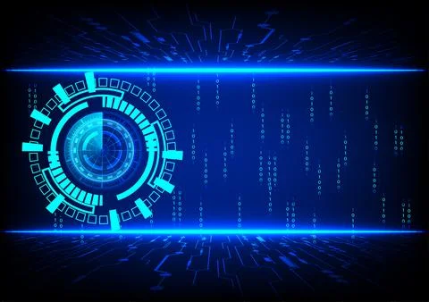 Abstract technology background. Futuristic interface. Vector illustration Stock Illustration