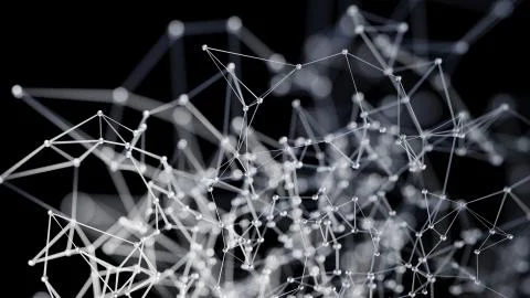 Abstract technology background futuristic network Stock Illustration