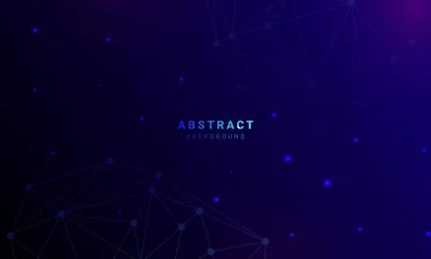 Abstract technology background with futuristic wave and line Stock Illustration