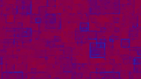 Abstract Technology Background with Geometric Grid in Purple and Blue Stock Footage 310999314