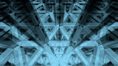Abstract technology background. Glass crystal lattice. Seamless loop Stock Footage 262831104