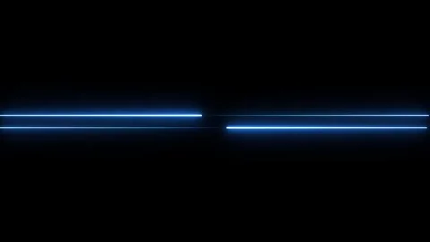 Abstract technology background with glowing blue lines moving horizontally .. Stock Footage 335493571