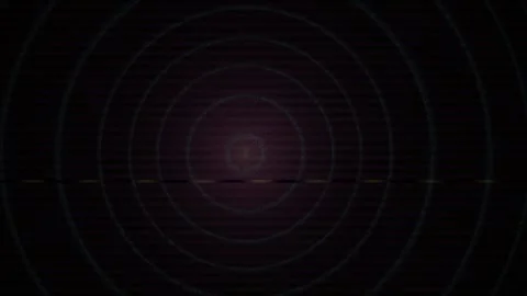 Abstract technology background with glowing circles and grid pattern. Stock Footage 335945516